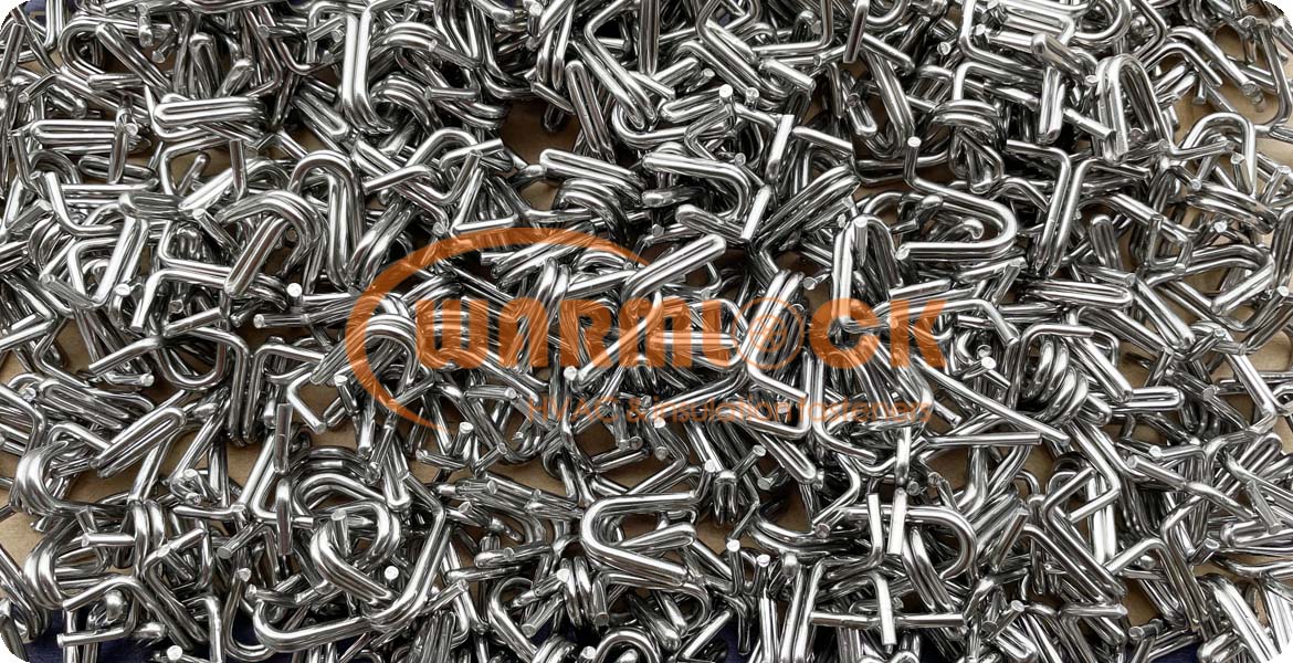 Stainless Steel Right Angled Wire Lacing Hooks