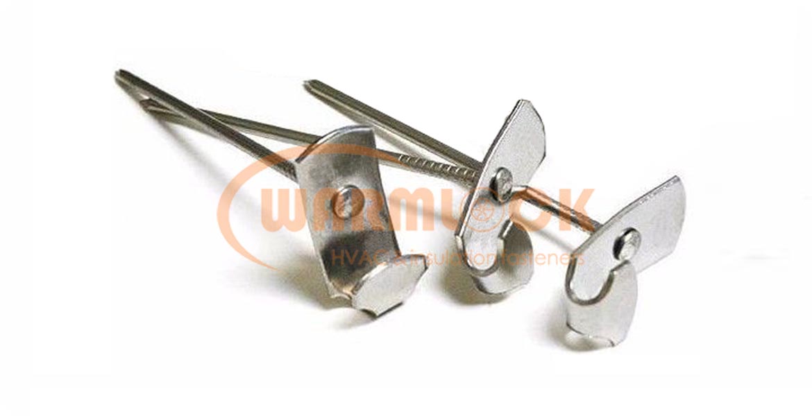 Rectangular Headed Stainless Steel Lacing Hooks With Pin