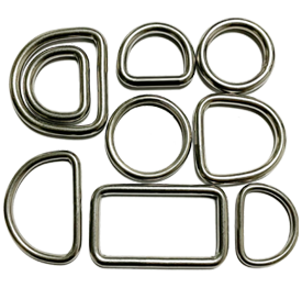 stainless steel D rings