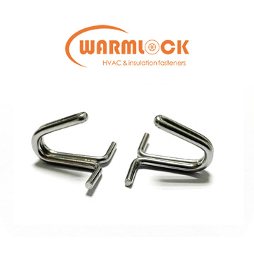 Stainless Steel Right Angled Wire Lacing Hooks