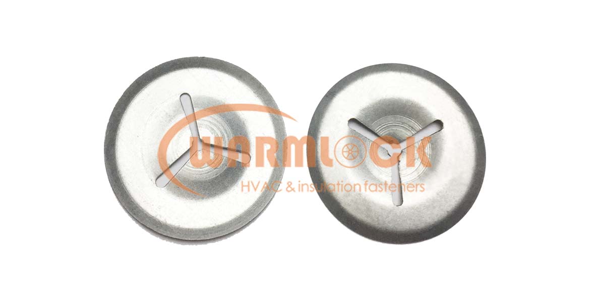 stainless steel 3 petals style round self locking washers for insulation pins