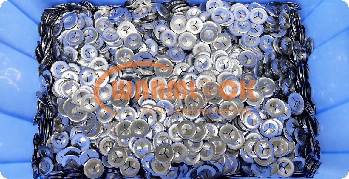 stainless steel speed washers for insulation quilting pins